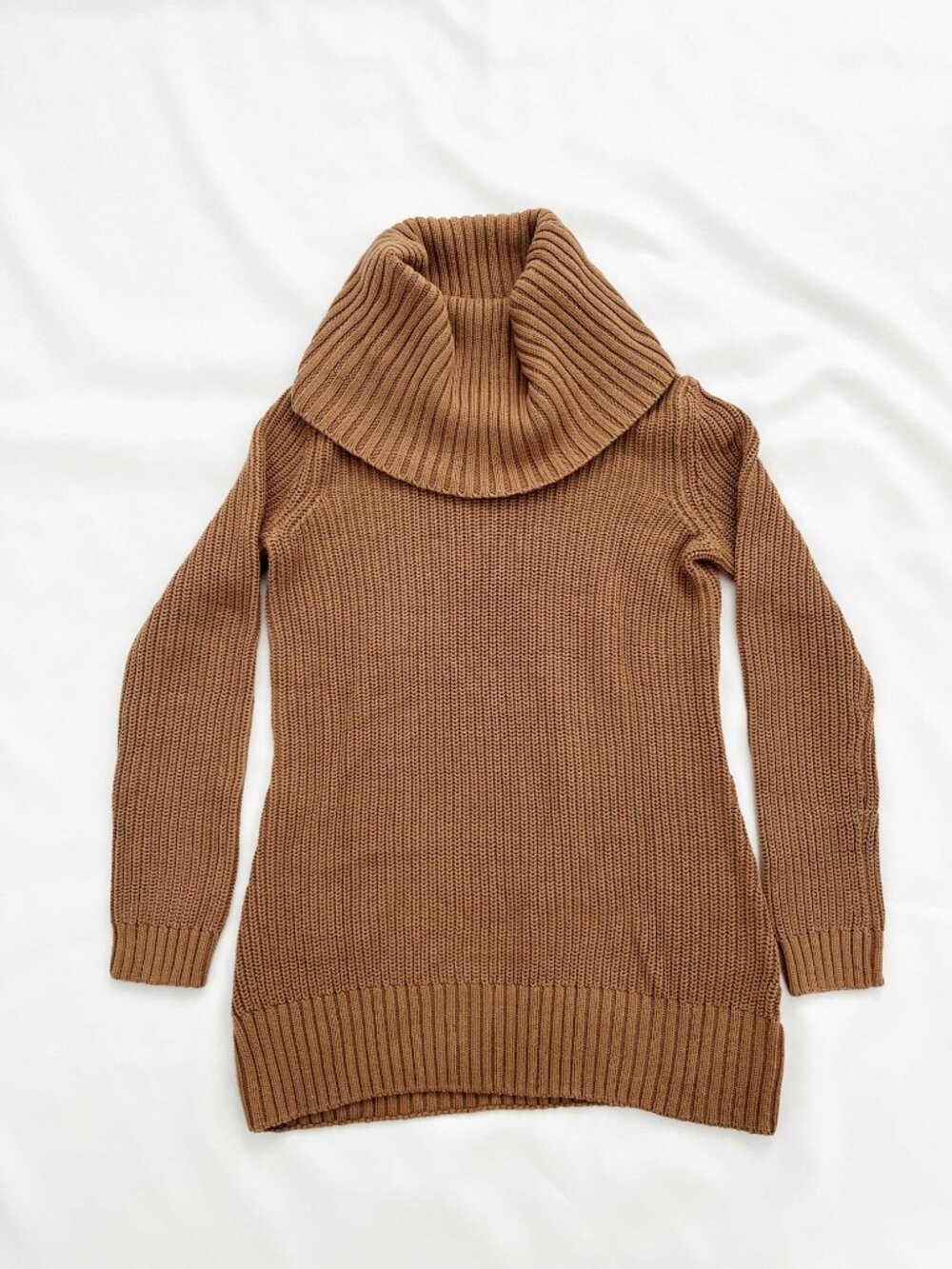 H&M Turtleneck Knit Brown Sweater Women's S